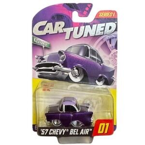 NEW Car Tuned '57 Chevy Bel Air #01 Walgreens Exclusive Series 1 Purple Kustoms